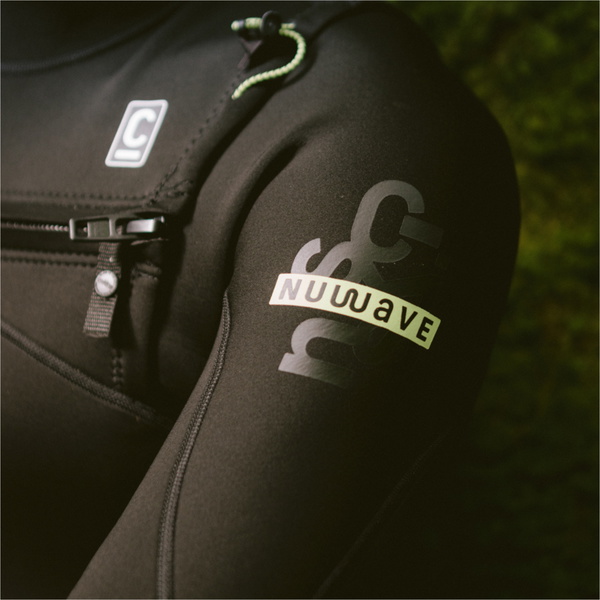 2026 C-Skins Mens NuWave Session Lite 3/2mm Chest Zip Wetsuit C-NSEL32STM -.. Black